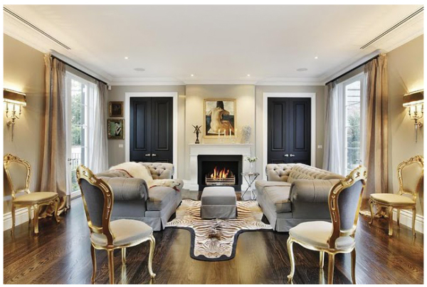 Гостиная в стиле арт деко