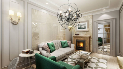 Дизайн квартиры в белых тонах