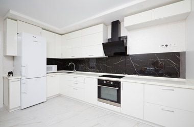 Угловая кухня модерн пластик/МДФ 185х440см РН1904061