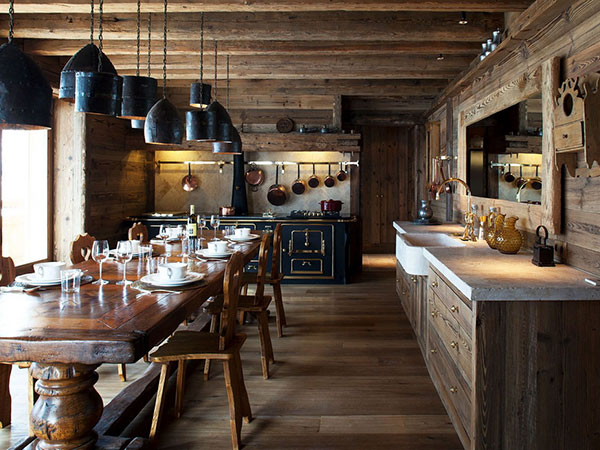 Кухня в стиле рустик