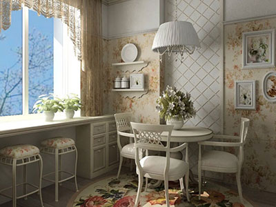 Винтажный стиль в интерьере кухни