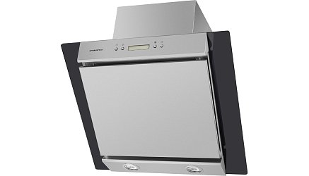 MAUNFELD Gloria 60 нержавеющая сталь\черное стекло 1