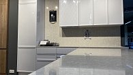 Прямая кухня модерн Deco Romb эмаль глянец (фото 4)