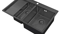 Мойка ZorG PVD 5178-2-R GRAFIT (фото 1)