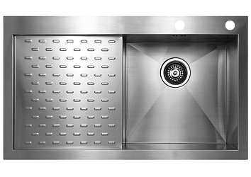 Seaman Eco Marino SMV-Z-860PL, два отверстия (Ø35мм), комплектация с вентиль-автоматом1