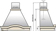 Вытяжка Elikor Вилла Фрукты 60П-650-П3Л бежевый / дуб неокрашенный (фото 5)