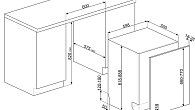 Посудомоечная машина Smeg STL62336LDE (фото 8)