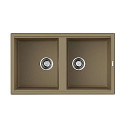 Omoikiri Tedori 86-2-CH Tetogranit/шампань1