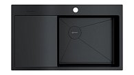 Мойка OMOIKIRI Akisame 86-GB-R Side нержавеющая сталь/графит (фото 1)