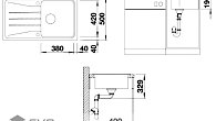 Мойка Blanco Sona 5 S Жемчужный (фото 7)