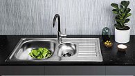 Мойка Omoikiri Kashiogawa 86-2-IN нержавеющая сталь/нержавеющая сталь (фото 3)