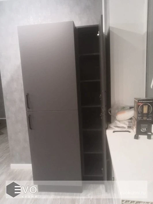 Кухня МР210104 Cleaf piombo пластик (фото 2)