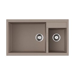 Omoikiri Tedori 86-2-LB-SA Tetogranit/бежевый1