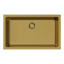 Omoikiri Okinoshima 76-U/I-G Glossy Natceramic/золото1