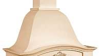 Вытяжка Viaona Cappe Лилия 90 с декором руджери c ВМ-550 ERA (elica) бежевый муар (фото 1)