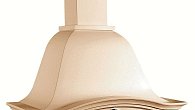 Вытяжка Viaona Cappe Лилия 90 с часами inca 900 бежевый муар (фото 1)