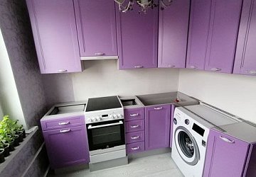 Угловая кухня модерн Laura эмаль/МДФ РИ191205