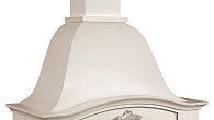 Вытяжка Viaona Cappe Лилия 90 с декором руджери inca 900 слоновая кость (фото 1)