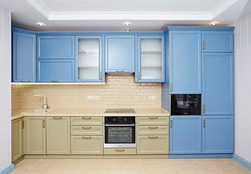 Угловая кухня неоклассика Палома эмаль/МДФ РЯ180812