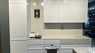 Прямая кухня модерн Deco Romb эмаль глянец (фото 3)