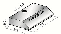 Вытяжка Korting KHT 5230 X (фото 2)