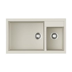 Omoikiri Tedori 86-2-LB-WH Tetogranit/белый1