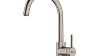 Смеситель FRANKE Lina c поворотным изливом, оптика стали (фото 1)