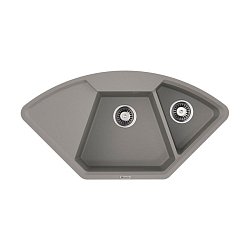 Omoikiri Yonaka 98-C-GR Artgranit/leningrad grey 1