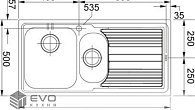Мойка Franke LOGICA LLL 651 (декор), 101.0086.254 (фото 3)