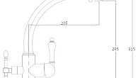 Смеситель RUSH (MS9035-32) (фото 3)