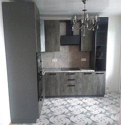 Угловая кухня лофт Alvic Ox/Oxid Silk Stone пластик/МДФ ИТ2002011