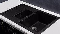 Мойка KUPPERSBERG MODENA 1,5B1D BLACK композитная (фото 3)