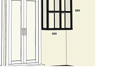 Тумбы и стеллажи ШТ220801Ш1