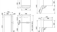 Холодильник Smeg FAB50RCRB5 (фото 9)