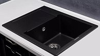 Мойка KUPPERSBERG MODENA 1B1D BLACK композитная (фото 2)