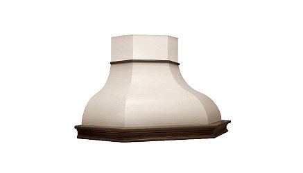 Viaona Cappe Дора угловая ППУ с ВМ-750/70 new faber слоновая кость1