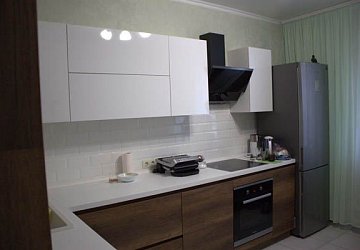 Угловая кухня модерн Cleaf LN66 Sherwood пластик/МДФ/ЛДСП ОР181225
