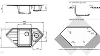 Мойка GranFest CORNER 950E (фото 12)