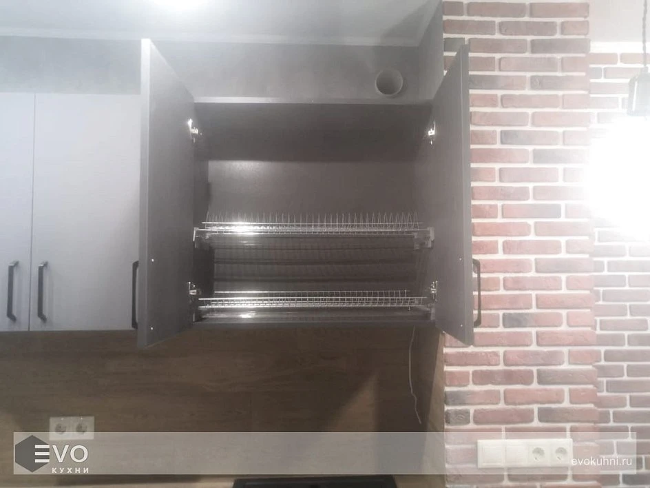 Кухня МР210104 Cleaf piombo пластик (фото 7)