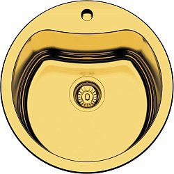 Seaman Eco Roma SMR-510A Gold Satin (PVD, micro-satin *7), одно отверстие (Ø35мм), стандартная комплектация1