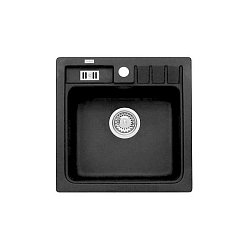 ALVEUS NIAGARA 20 GRANITAL CARBON-G91 465x465x180;1x с сифоном 11054191