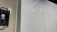 Прямая кухня модерн Deco Romb эмаль глянец (фото 8)
