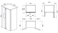 Холодильник Smeg SBS8004P (фото 3)