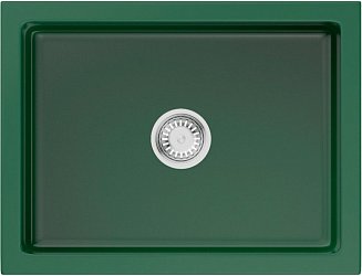 Omoikiri Mikura 61-RG Glossy Natceramic/royal green1