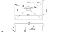 Мойка EMAR EMB-125A PVD Nano Satine (фото 2)