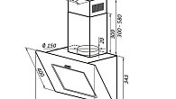 Вытяжка HOMSair ELF PUSH 60 белый (фото 2)