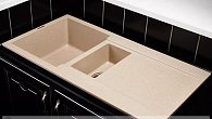 Мойка KUPPERSBERG MODENA 1,5B2D SAND композитная (фото 2)