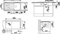Мойка Blanco Nova 6 S Антрацит (фото 7)