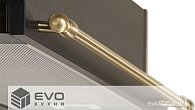 Вытяжка Elikor Интегра 60П-400-В2Л антрацит / рейлинг бронза (фото 2)