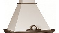 Вытяжка Viaona Cappe Руджери 90 с часами inca 550 слоновая кость (фото 1)